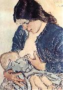 Stanislaw Wyspianski Motherhood, oil